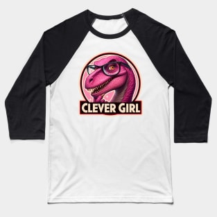 Clever Girl Logo Baseball T-Shirt